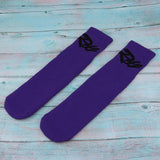 Maxbell Child Cotton Warm Socks Stockings for Winter Ski Snow Roller Skating Purple