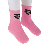 Maxbell Child Cotton Warm Socks Stockings for Winter Ski Snow Roller Skating Pink