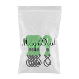 Maxbell 5Pcs Outdoor Backpack Hooks Multi Purpose Stroller Hooks fluorescent green