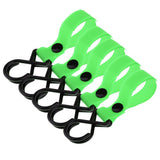 Maxbell 5Pcs Outdoor Backpack Hooks Multi Purpose Stroller Hooks fluorescent green