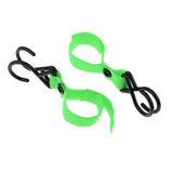 Maxbell 5Pcs Outdoor Backpack Hooks Multi Purpose Stroller Hooks fluorescent green