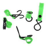Maxbell 5Pcs Outdoor Backpack Hooks Multi Purpose Stroller Hooks fluorescent green