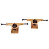 Maxbell 5 inch Aluminium Alloy Longboard Skateboard Trucks Impact Resistance Gold