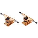 Maxbell 5 inch Aluminium Alloy Longboard Skateboard Trucks Impact Resistance Gold