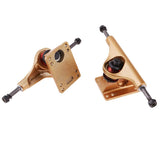 Maxbell 5 inch Aluminium Alloy Longboard Skateboard Trucks Impact Resistance Gold