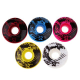 Maxbell 4pcs PU Skateboard Wheels Replacement  Blue