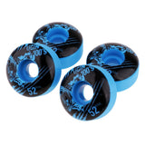 Maxbell 4pcs PU Skateboard Wheels Replacement  Blue
