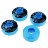 Maxbell 4pcs PU Skateboard Wheels Replacement  Blue