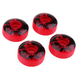 Maxbell 4pcs PU Skateboard Wheels Replacement  Red