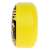 Maxbell 4pcs PU Skateboard Wheels Replacement  Yellow