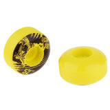 Maxbell 4pcs PU Skateboard Wheels Replacement  Yellow