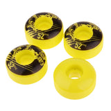 Maxbell 4pcs PU Skateboard Wheels Replacement  Yellow
