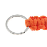 Maxbell Outdoor Emergency Kit Paracord Key Chain Ring Rope Parachute Cord Lanyard Orange