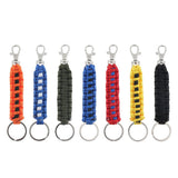 Maxbell Outdoor Emergency Kit Paracord Key Chain Ring Rope Parachute Cord Lanyard Orange