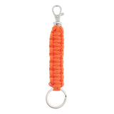 Maxbell Outdoor Emergency Kit Paracord Key Chain Ring Rope Parachute Cord Lanyard Orange