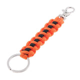 Maxbell Outdoor Emergency Kit Paracord Key Chain Ring Rope Parachute Cord Lanyard Orange