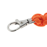 Maxbell Outdoor Emergency Kit Paracord Key Chain Ring Rope Parachute Cord Lanyard Orange