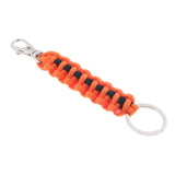 Maxbell Outdoor Emergency Kit Paracord Key Chain Ring Rope Parachute Cord Lanyard Orange