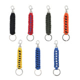 Maxbell Outdoor Emergency Kit Paracord Key Chain Ring Rope Parachute Cord Lanyard Orange