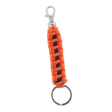 Maxbell Outdoor Emergency Kit Paracord Key Chain Ring Rope Parachute Cord Lanyard Orange