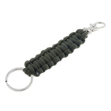 Maxbell Outdoor Emergency Kit Paracord Key Chain Ring Rope Parachute Cord Lanyard Green