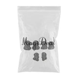 Maxbell 6 Pcs Adult Roller Skating Bicycle Safety Knee Wrist Guard Elbow Pad Black