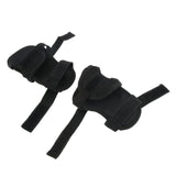 Maxbell 6 Pcs Adult Roller Skating Bicycle Safety Knee Wrist Guard Elbow Pad Black