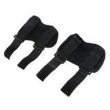 Maxbell 6 Pcs Adult Roller Skating Bicycle Safety Knee Wrist Guard Elbow Pad Black