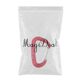 Maxbell Aluminum Wire Gate Hammock Safety Carabiner D Type Keychain Buckle Red