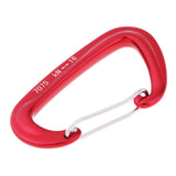 Maxbell Aluminum Wire Gate Hammock Safety Carabiner D Type Keychain Buckle Red