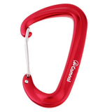 Maxbell Aluminum Wire Gate Hammock Safety Carabiner D Type Keychain Buckle Red