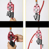 Maxbell 25KN Hauling Pulley Fits 8-12mm Rope Rock Climbing Rescue Protection