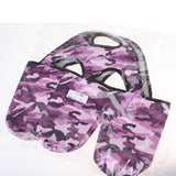 Maxbell Insulated Water Bottle Holder Bag Sleeve for 3 Pack Bottle Purple Camo