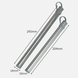 Maxbell Travel Chopsticks Storage Aluminum Case Box Bag Portable Carrier Tube Pipe A