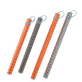 Maxbell Travel Chopsticks Storage Aluminum Case Box Bag Portable Carrier Tube Pipe A