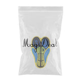 Maxbell Bicycle Bike Underwear Shortie Shorts Pants Cushion Pad 5D Yellow Blue