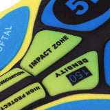 Maxbell Bicycle Bike Underwear Shortie Shorts Pants Cushion Pad 5D Yellow Blue