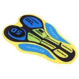 Maxbell Bicycle Bike Underwear Shortie Shorts Pants Cushion Pad 5D Yellow Blue