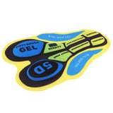 Maxbell Bicycle Bike Underwear Shortie Shorts Pants Cushion Pad 5D Yellow Blue