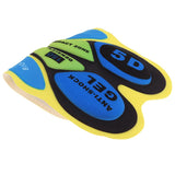 Maxbell Bicycle Bike Underwear Shortie Shorts Pants Cushion Pad 5D Yellow Blue