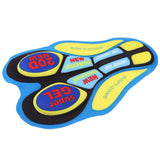 Maxbell Bicycle Bike Underwear Shortie Shorts Pants Cushion Pad 20D Yellow Blue