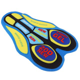 Maxbell Bicycle Bike Underwear Shortie Shorts Pants Cushion Pad 20D Yellow Blue