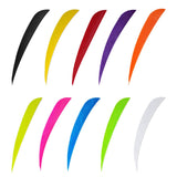 Maxbell 12pcs 3inch Archery Arrow Turkey Feathers Fletchings Vanes Black
