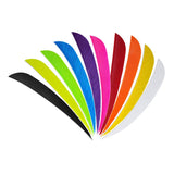 Maxbell 12pcs 3inch Archery Arrow Turkey Feathers Fletchings Vanes Black