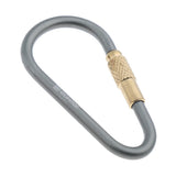 Maxbell Camping Carabiner Hook Aluminum Alloy Karabiner Clip D-type Buckle gray