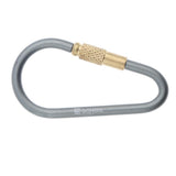 Maxbell Camping Carabiner Hook Aluminum Alloy Karabiner Clip D-type Buckle gray