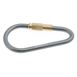 Maxbell Camping Carabiner Hook Aluminum Alloy Karabiner Clip D-type Buckle gray