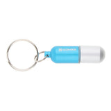 Maxbell Waterproof Aluminum Pill Storage Box Keychain Capsule Tablet Bottle Blue S