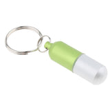 Maxbell Waterproof Aluminum Pill Storage Box Keychain Capsule Tablet Bottle Green S