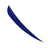 Maxbell 12pcs 3inch Archery Arrow Turkey Feathers Fletchings Vanes Dark Blue